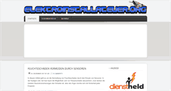 Desktop Screenshot of elektroinstallateur.org